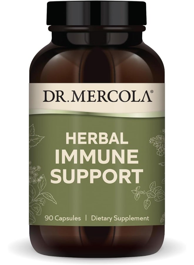 Dr. Mercola Herbal Immune Support, 30 Servings (90 Capsules), Dietary Supplement, Supports Immune Health and Detoxification Processes, Non-GMO - Image 1